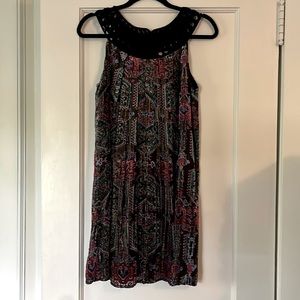 Velvety dress from Anthropologie
